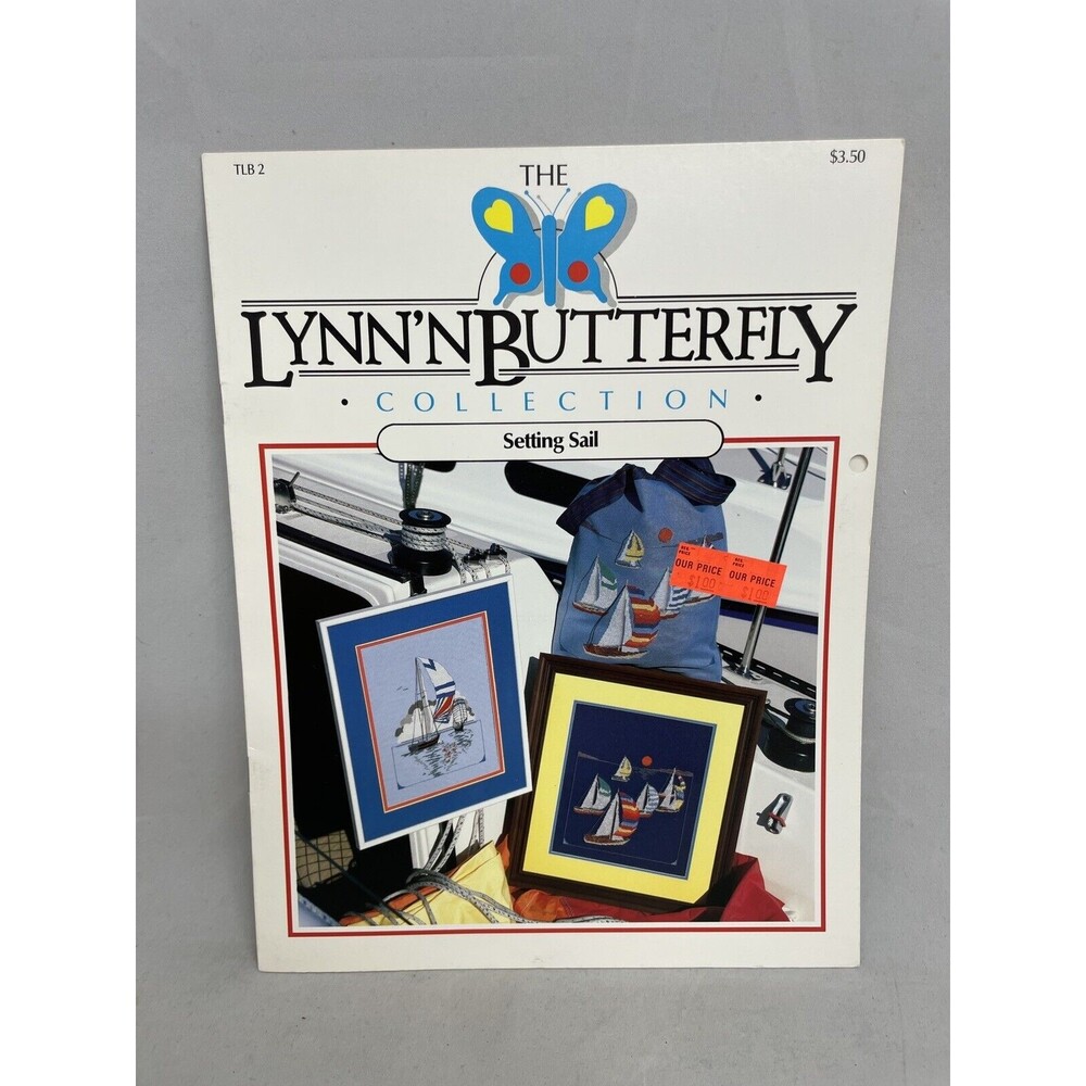 The Lynn’n Butterfly Collection Setting Sail Counted Cross Stitch Leaflet TLB2